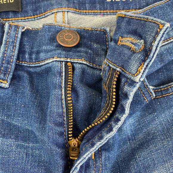 J. Crew Cropped Reid Jeans Mid Rise Denim Medium Oxford A2639 Womens Size 25 - Picture 6 of 13
